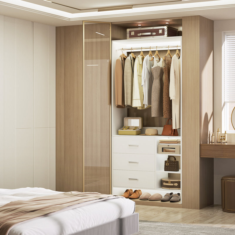 Latitude Run® Chaddrick 30'' W Freestanding Closet System
